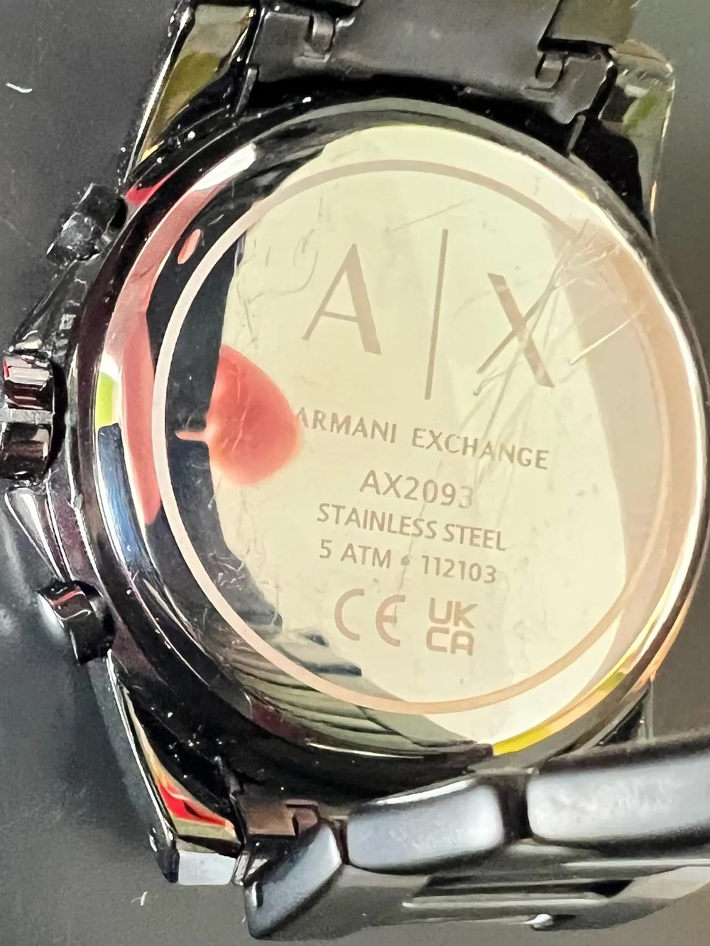 Armani Exchange Men’s Elegant Black Chronograph Watch